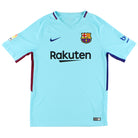 2017-18 Barcelona Away Shirt S Football Shirt