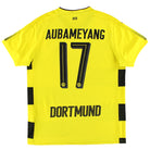 2017-18 Dortmund Puma Home Shirt Aubameyang #17 L Football Shirt
