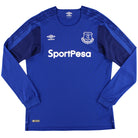 2017-18 Everton Umbro Home Shirt L/S *As New* XL Football Shirt