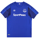 2017-18 Everton Umbro Home Shirt M Football Shirt