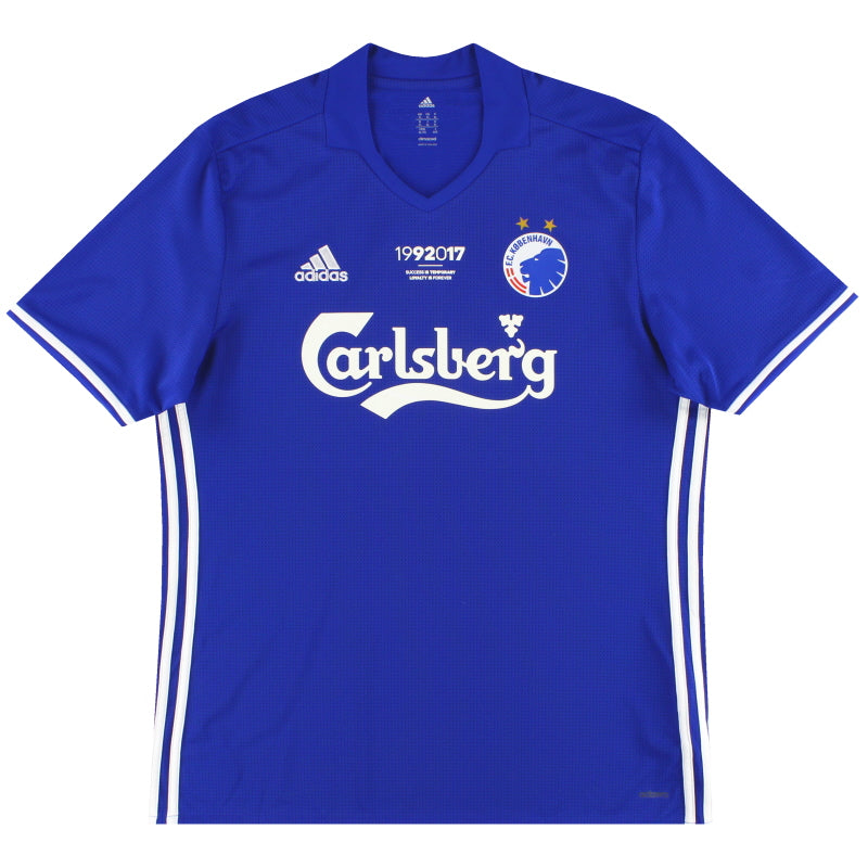 2017-18 FC Copenhagen adizero Away Shirt XL Football Shirt