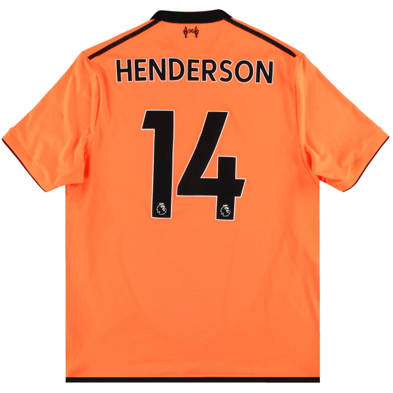 2017-18 Liverpool New Balance '125 Years' Third Shirt Henderson #14 XL Football Shirt