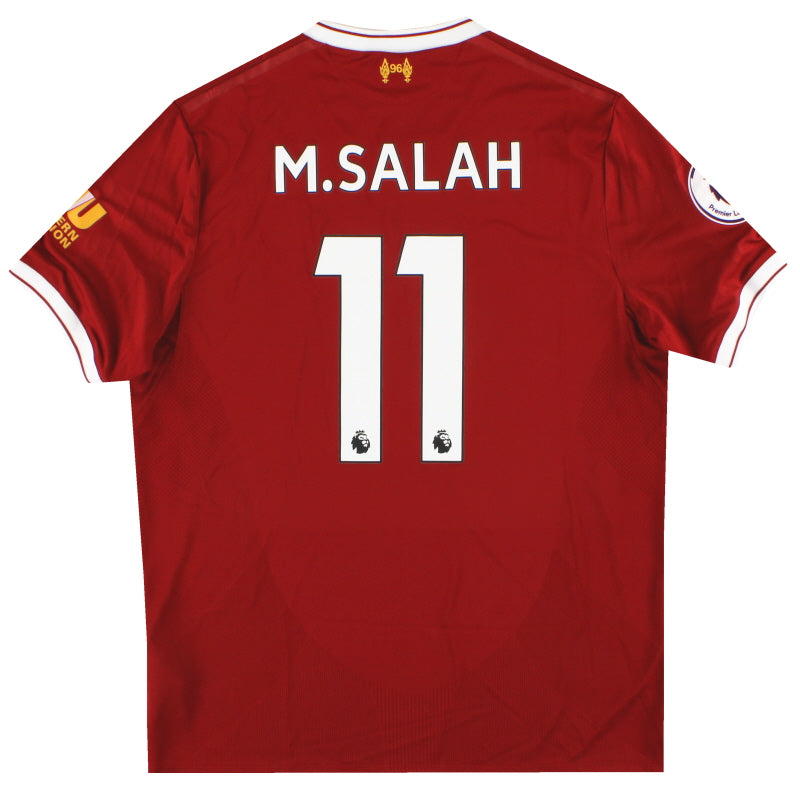 2017-18 Liverpool New Balance '125 Years' Home Shirt M.Salah #11 *w/tags* L Football Shirt