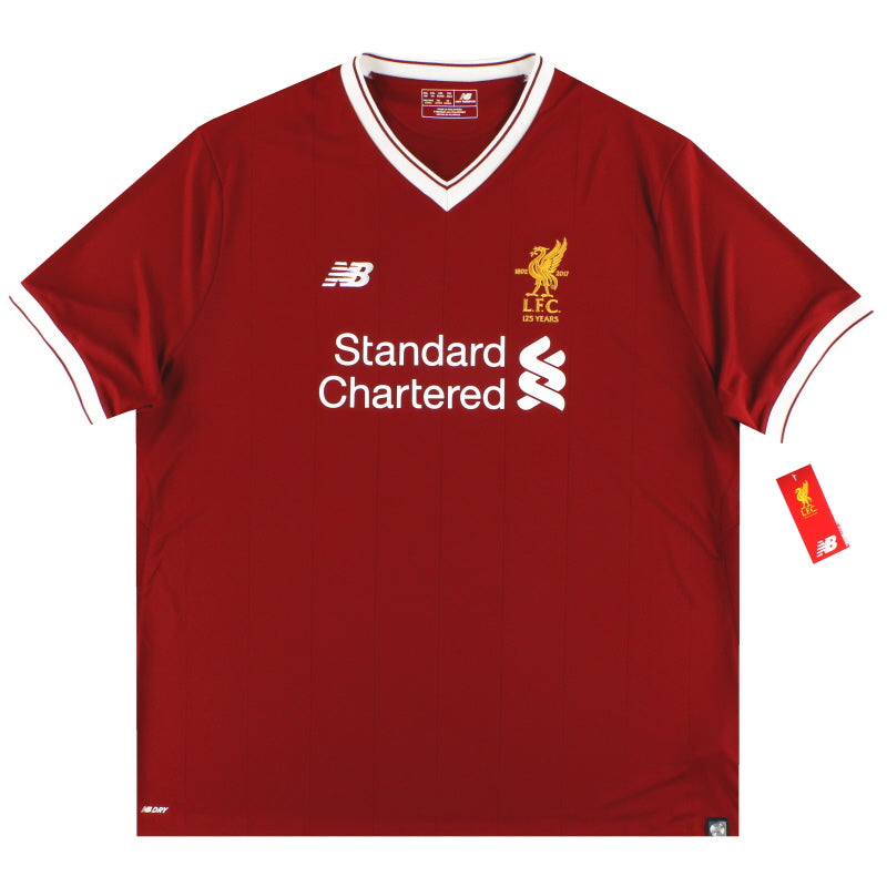 2017-18 Liverpool New Balance '125 Years' Home Shirt *w/tags* XXL Football Shirt