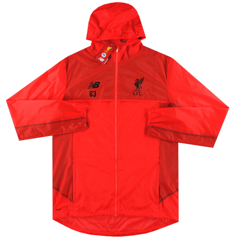 2017-18 Liverpool Player Issue Elite Training Rain Jacket #63 *w/tags* XL Jacket