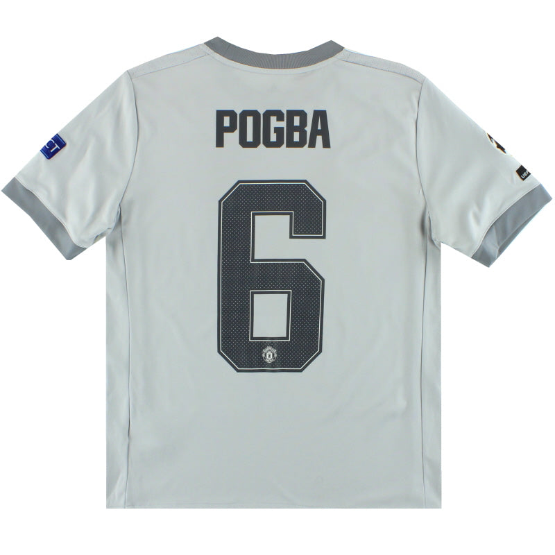 2017-18 Manchester United adidas Third Shirt Pogba #6 L.Boys Football Shirt