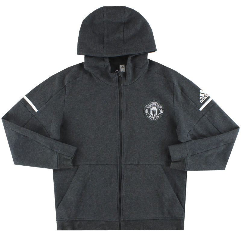 2017-18 Manchester United adidas Anthem Squad Jacket *As New* L Jacket