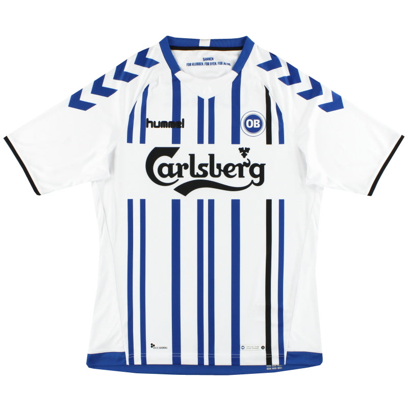 2017-18 Odense BK Hummel Home Shirt *As New*  Football Shirt