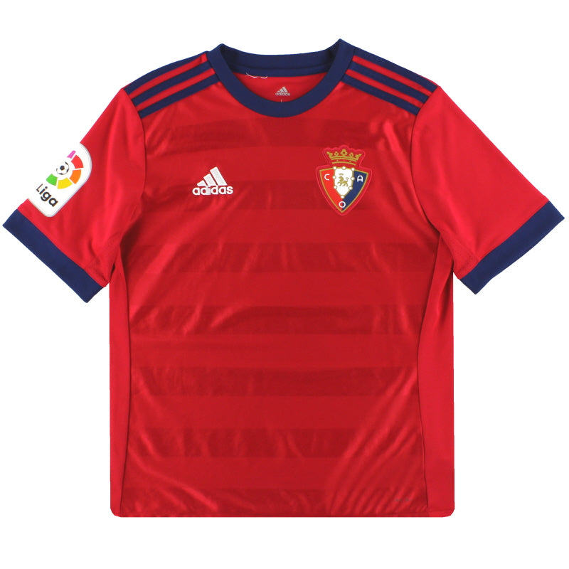 2017-18 Osasuna adidas Home Shirt L.Boys Football Shirt