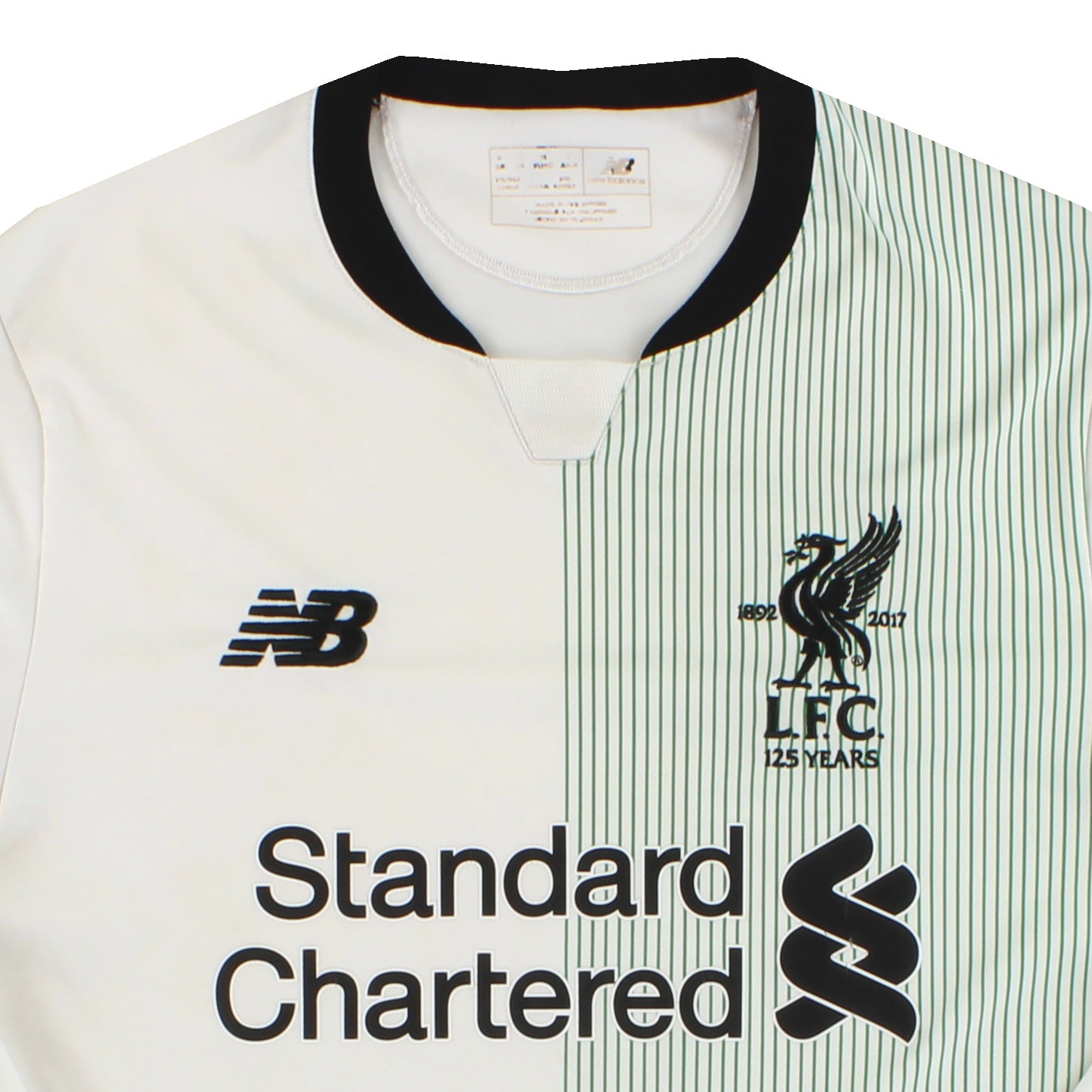 2017-18 Liverpool New Balance '125 Years' Away Shirt L/S M