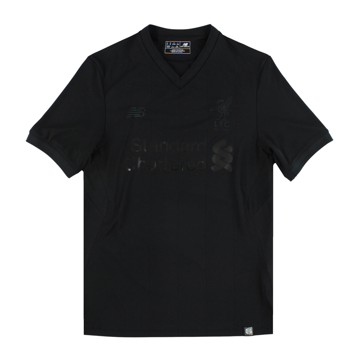 2017-18 Liverpool New Balance '125 Years' Blackout Shirt M