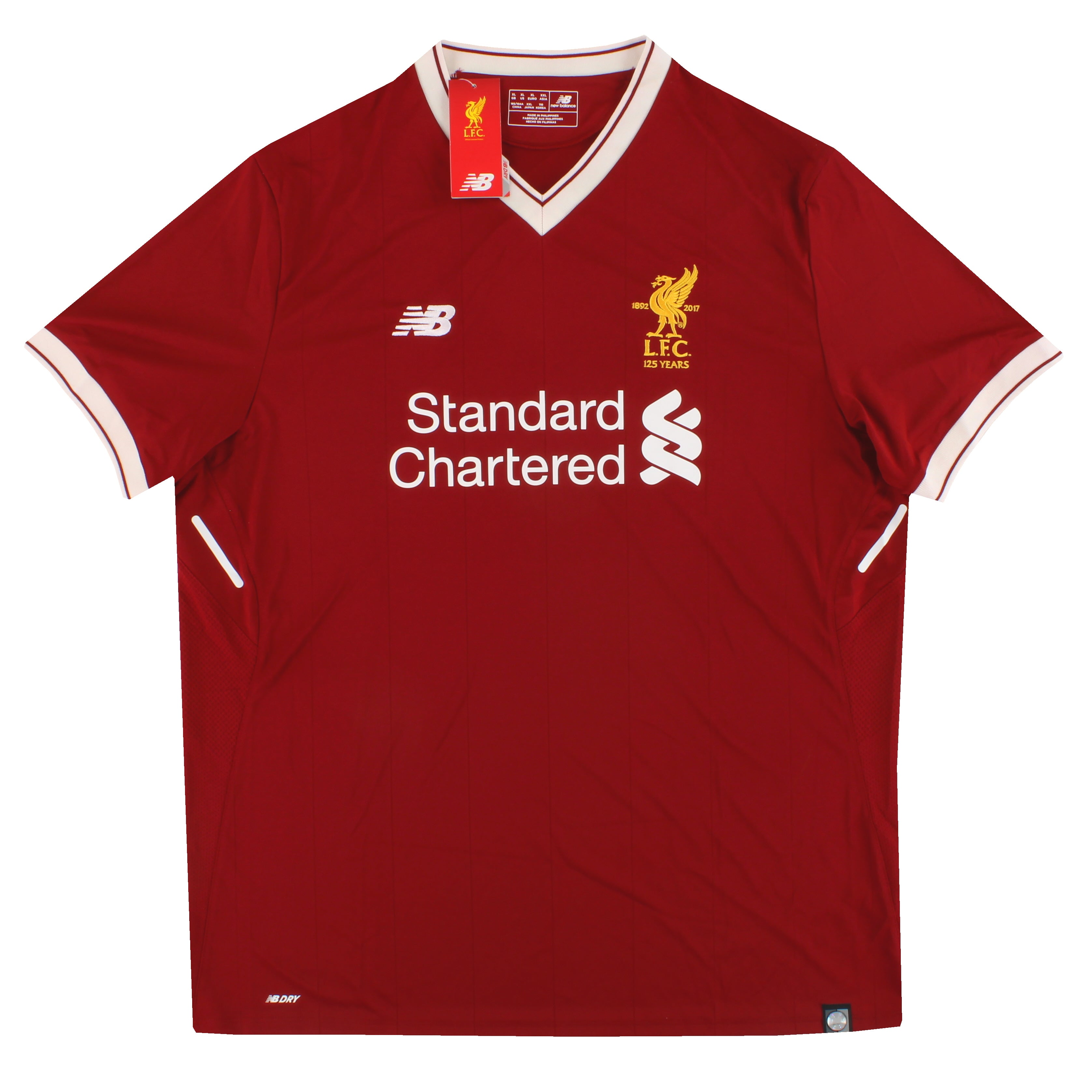 2017-18 Liverpool New Balance '125 Years' Home Shirt *w/tags