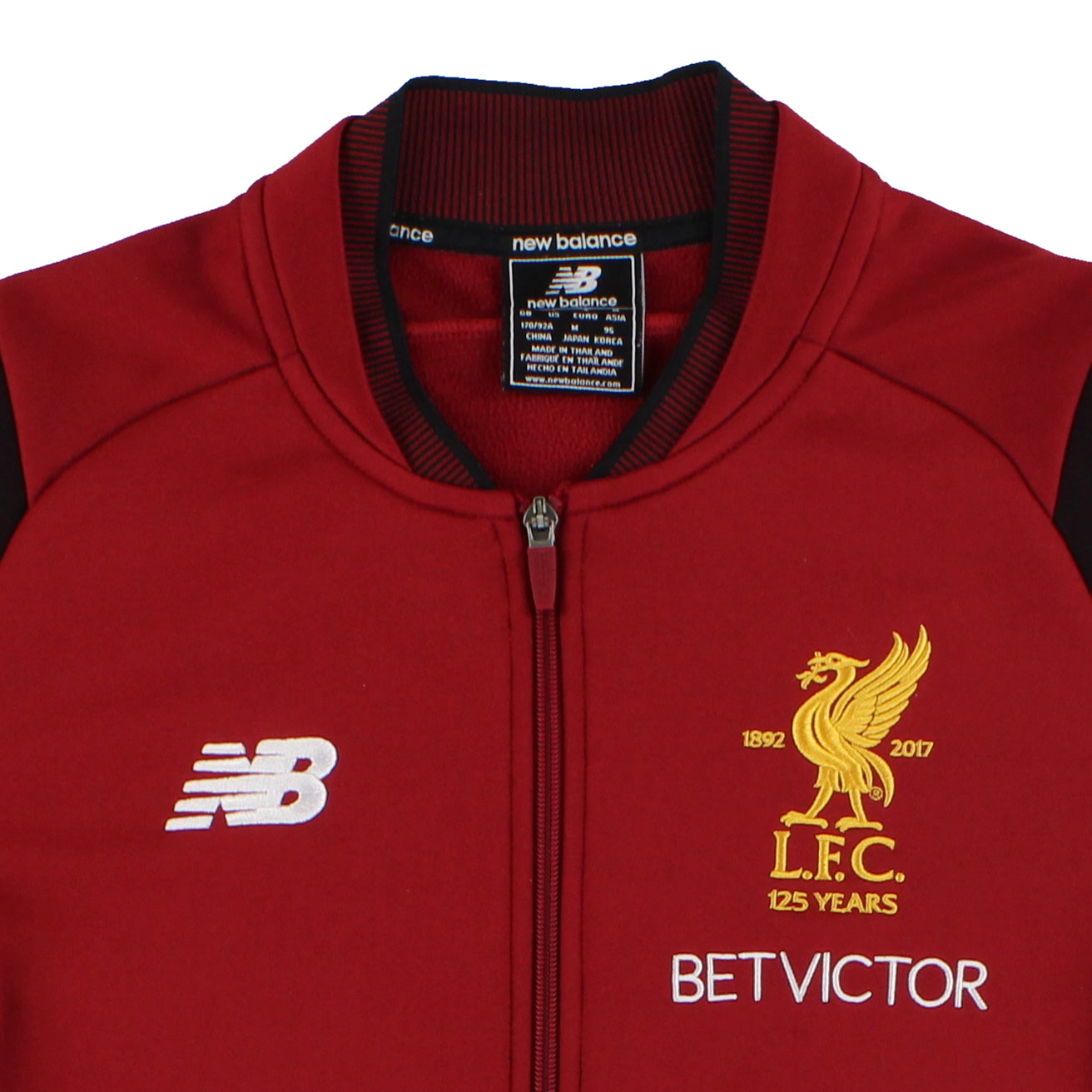 2017-18 Liverpool New Balance '125 Years' Track Jacket S MT730005