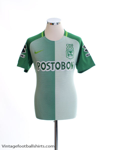 2017 Atletico Nacional Home Shirt M Football Shirt