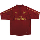 2018-19 Arsenal Puma 1/4 Zip Training Top L Football Shirt