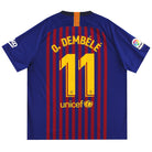 2018-19 Barcelona Nike Home Shirt O.Dembele #11 *Mint* XXL Football Shirt