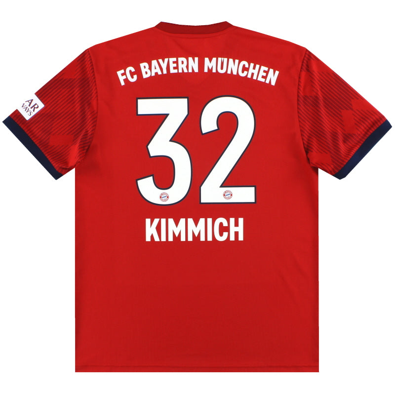 2018-19 Bayern Munich adidas Home Shirt Kimmich #32 *Mint* M Football Shirt