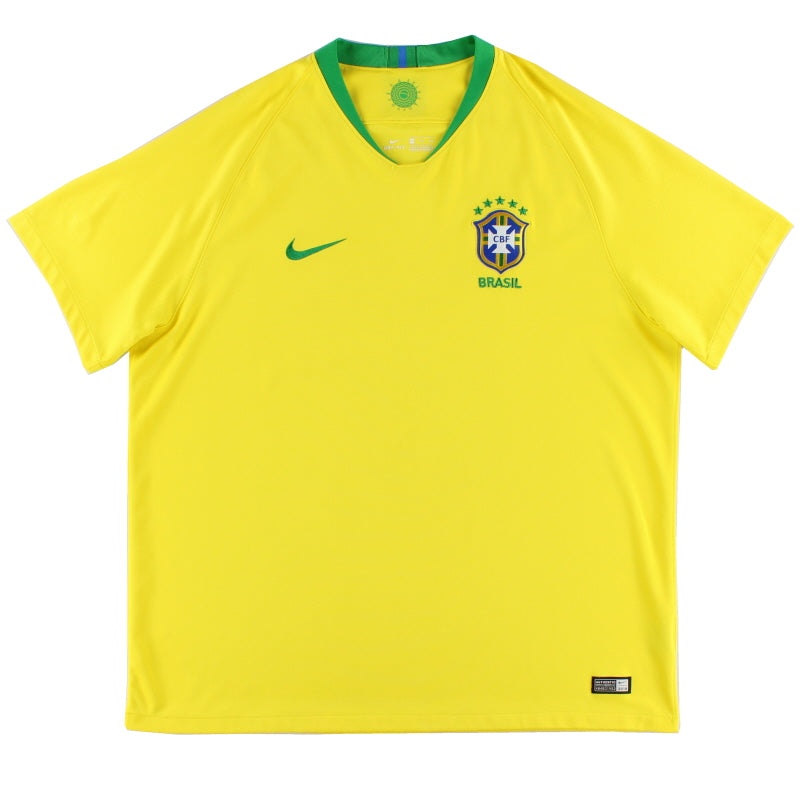 2018-19 Brazil Home Shirt XL Football Shirt