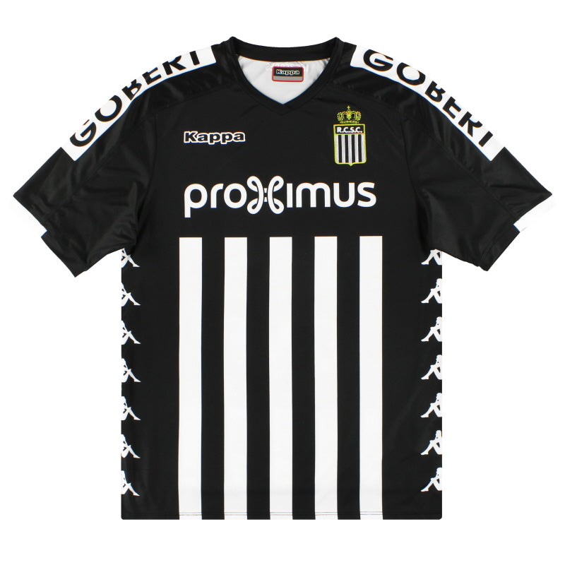 2018-19 Charleroi Kappa Home Shirt *As New* M Football Shirt