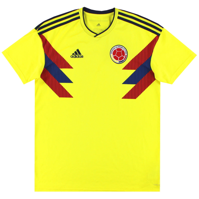 2018-19 Colombia adidas Home Shirt M CW1526 | Vintage Football Shirts