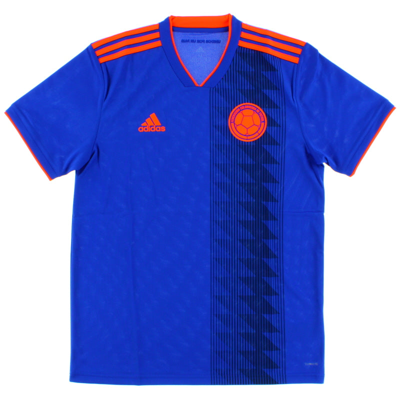 2018-19 Colombia adidas Away Shirt *Mint* L Football Shirt