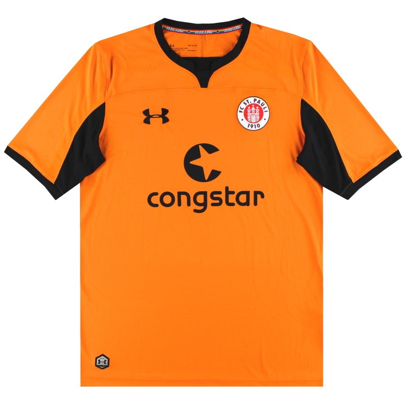 2018-19 FC St. Pauli Under Amour Goalkeeper Shirt *As New* L Football Shirt