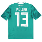 2018-19 Germany adidas Away Shirt Muller #13 XL.Boys Football Shirt