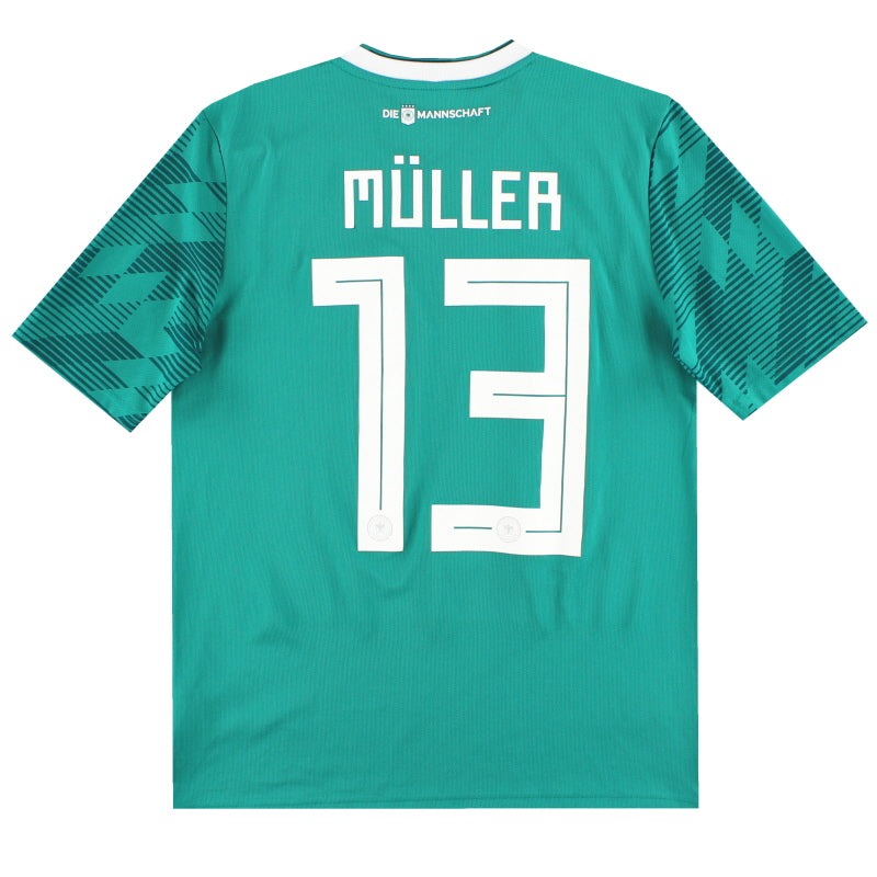2018-19 Germany adidas Away Shirt Muller #13 XL.Boys Football Shirt