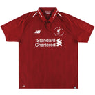 2018-19 Liverpool New Balance 'CL Winners' Home Shirt *As New* XL Football Shirt
