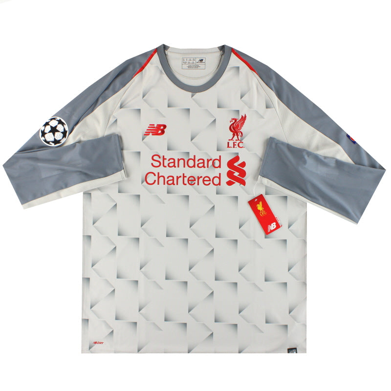 2018-19 Liverpool New Balance Third Shirt Virgil #4 L/S *w/tags