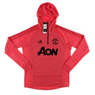 2018-19 Manchester United 1/4 Zip Hooded Training Top L/S *BNIB* S Football Shirt