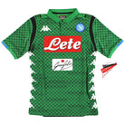 2018-19 Napoli Kappa Kombat Goalkeeper Shirt *w/tags* S Football Shirt