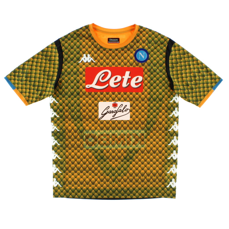 2018-19 Napoli Kombat Goalkeeper Shirt *Mint* L Football Shirt