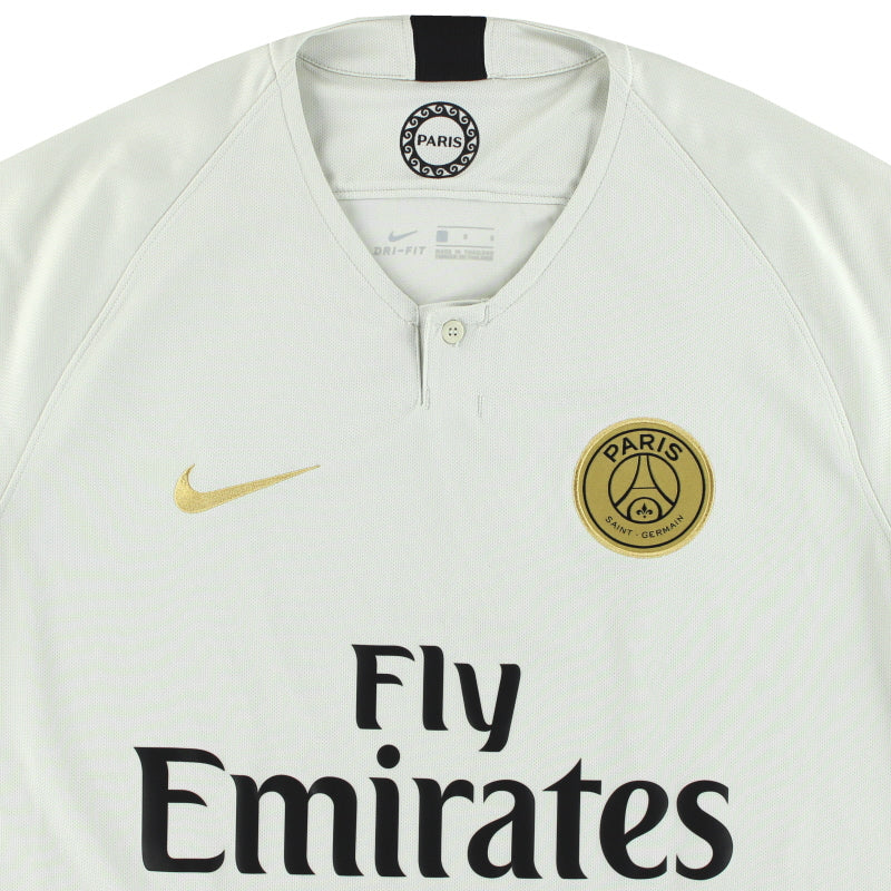psg white and gold jersey