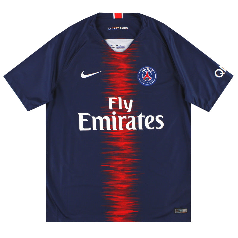 2018-19 Paris Saint-Germain Nike Home Shirt *Mint* L Football Shirt