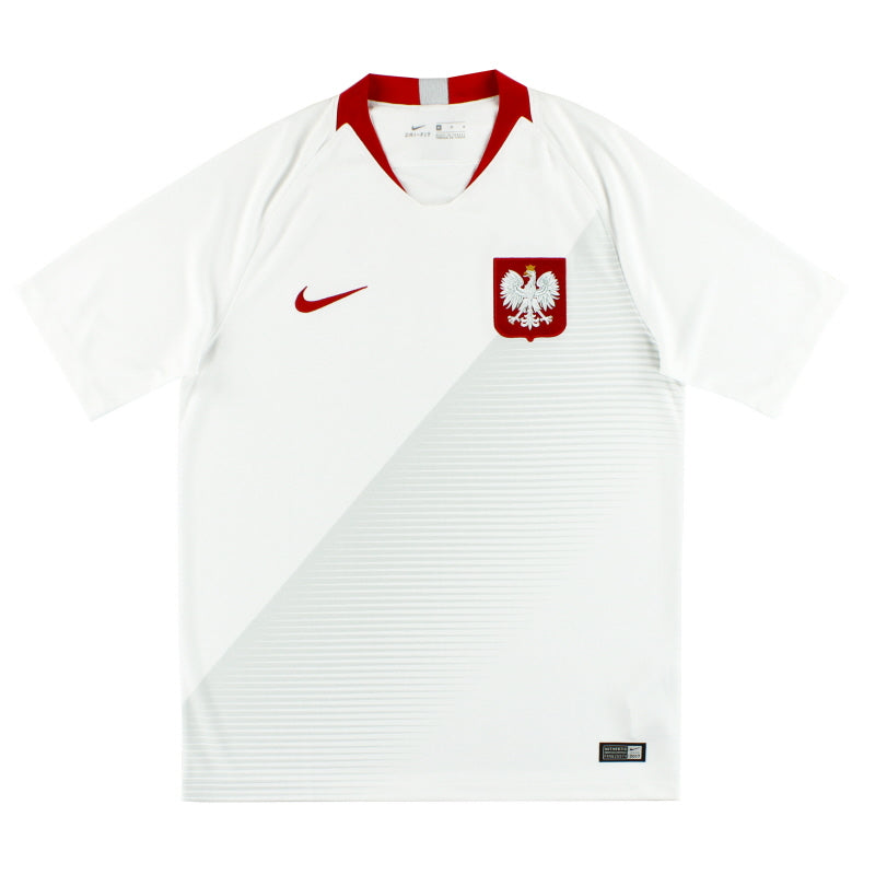2018-19 Poland Nike Home Shirt *As New* M Football Shirt
