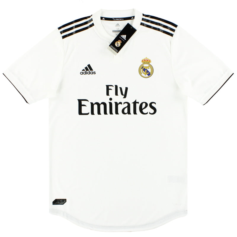 2018-19 Real Madrid adidas Player Issue Authentic Home Shirt *w/tags* M Football Shirt