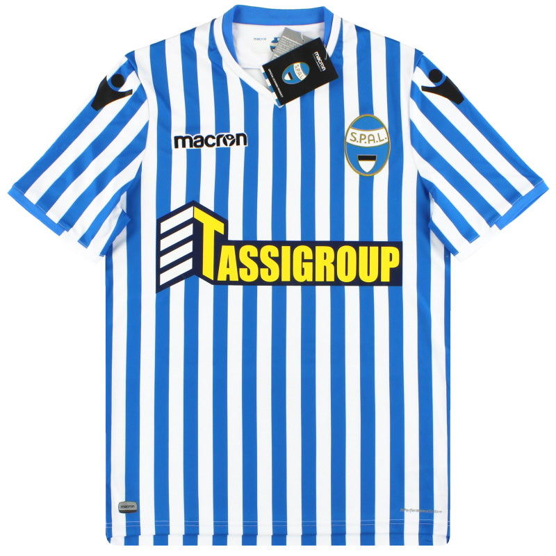2018-19 SPAL Macron Home Shirt *BNIB* M Football Shirt