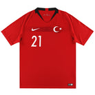 2018-19 Turkey Nike Home Shirt #21 *As New* L Football Shirt