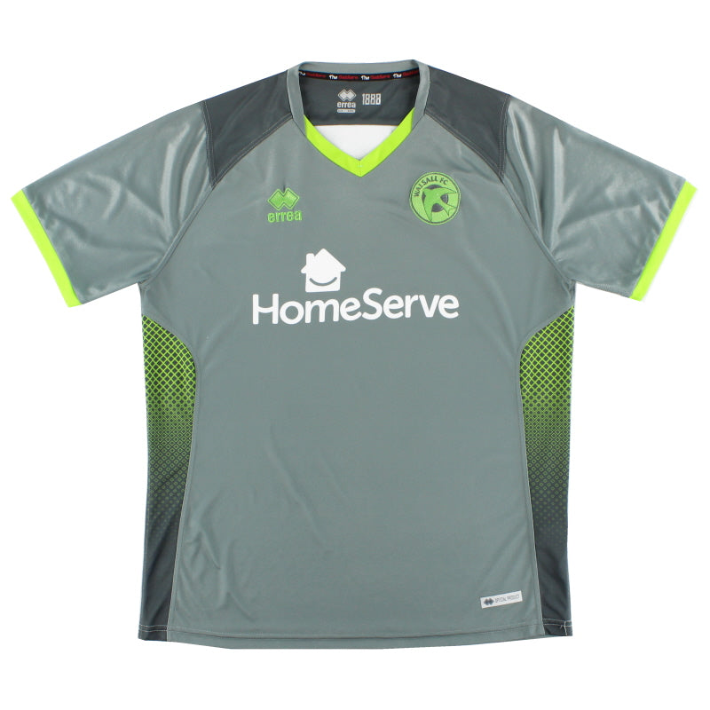 2018-19 Walsall Errea Third Shirt XXL Vintage Football Shirts