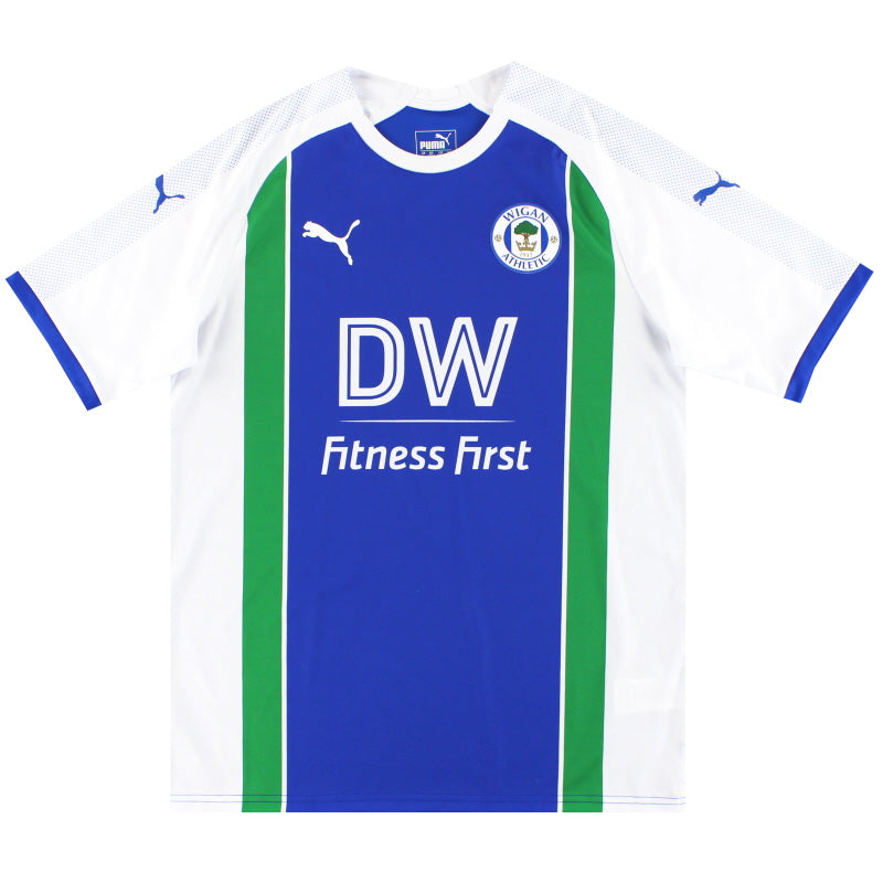 2018-19 Wigan Puma Home Shirt L Football Shirt