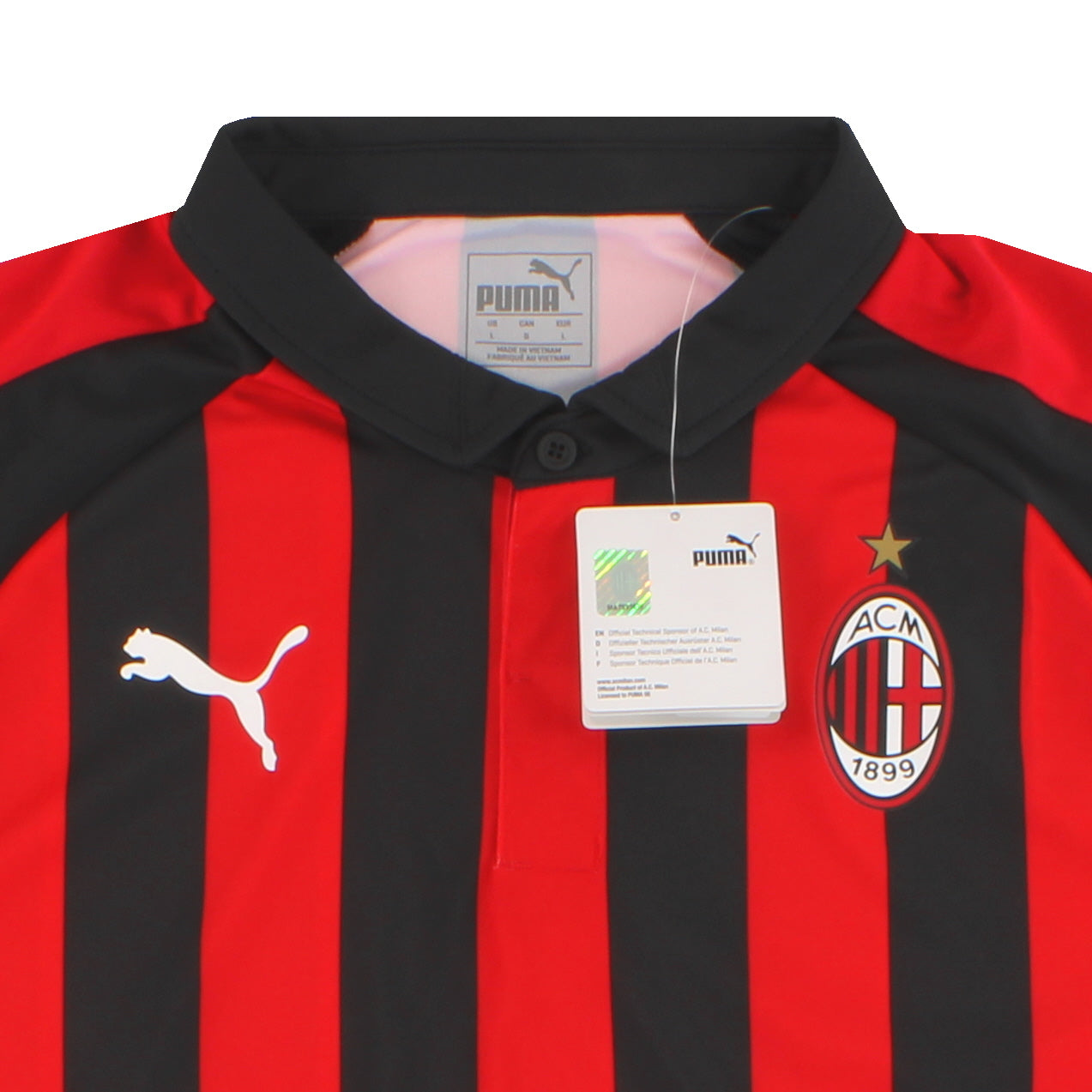 1998-00 AC Milan adidas Home Shirt L/S M 612760 | Vintage Football
