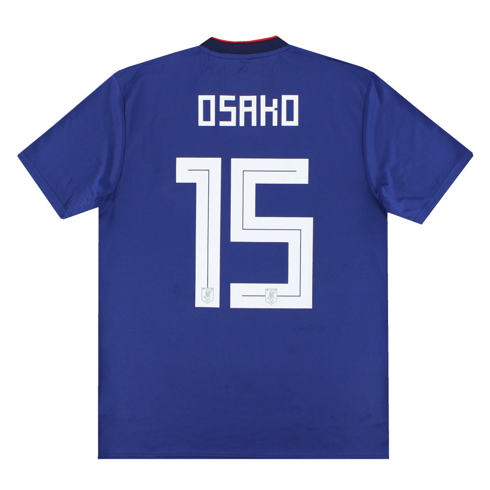 希少品！日本代表 adidas サッカーシャツ OSAKO 15（サイン付き） 2018-19 Japan adidas Home Shirt Osako #15 L CV5638 | Vintage