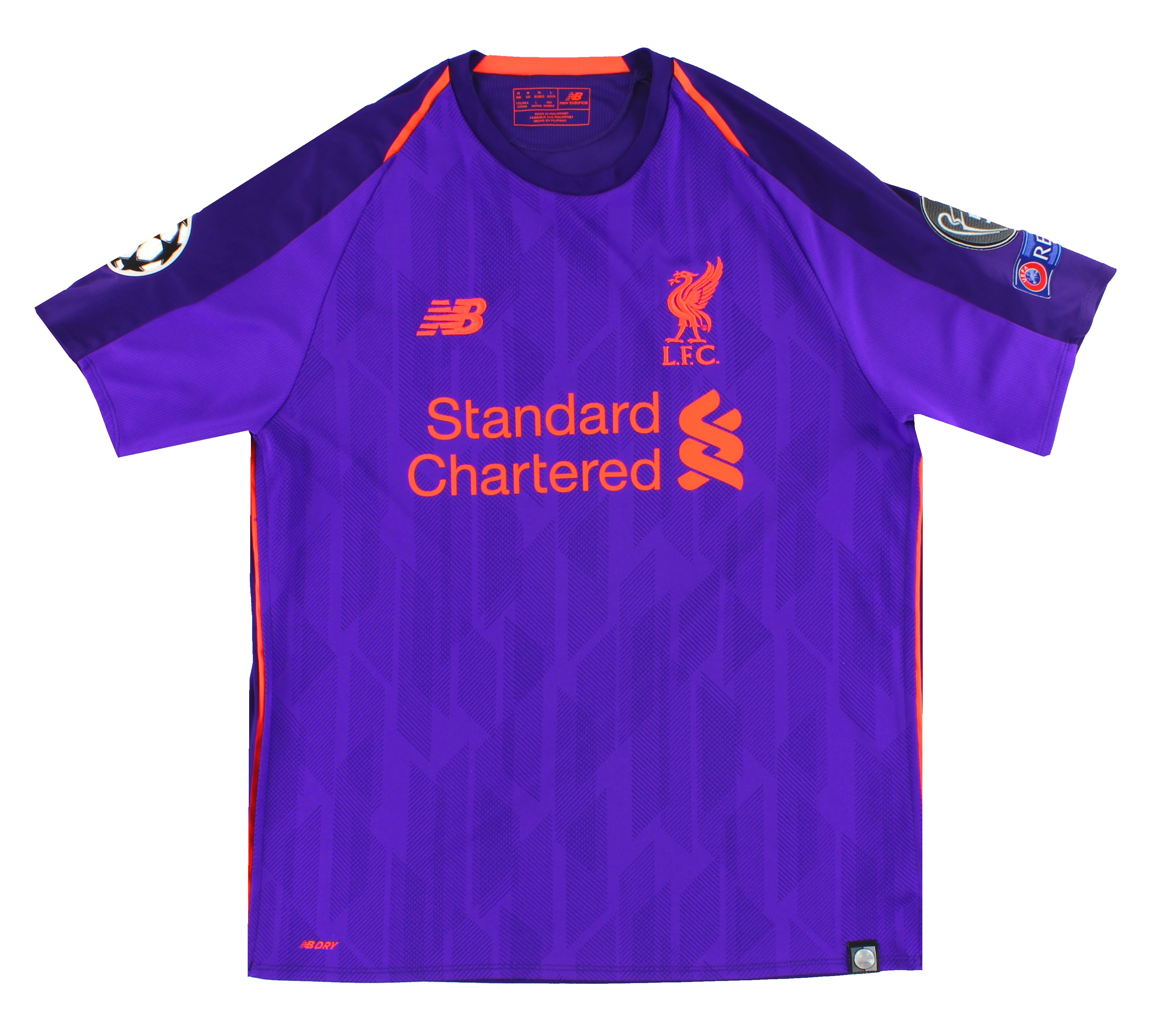 2018-19 Liverpool New Balance CL Away Shirt M