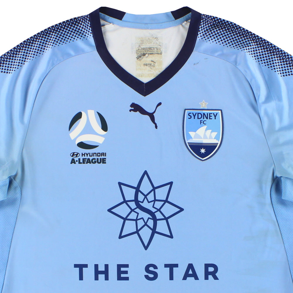 2018-19 Sydney FC Puma 'Signed' Home Shirt L | Vintage Football Shirts