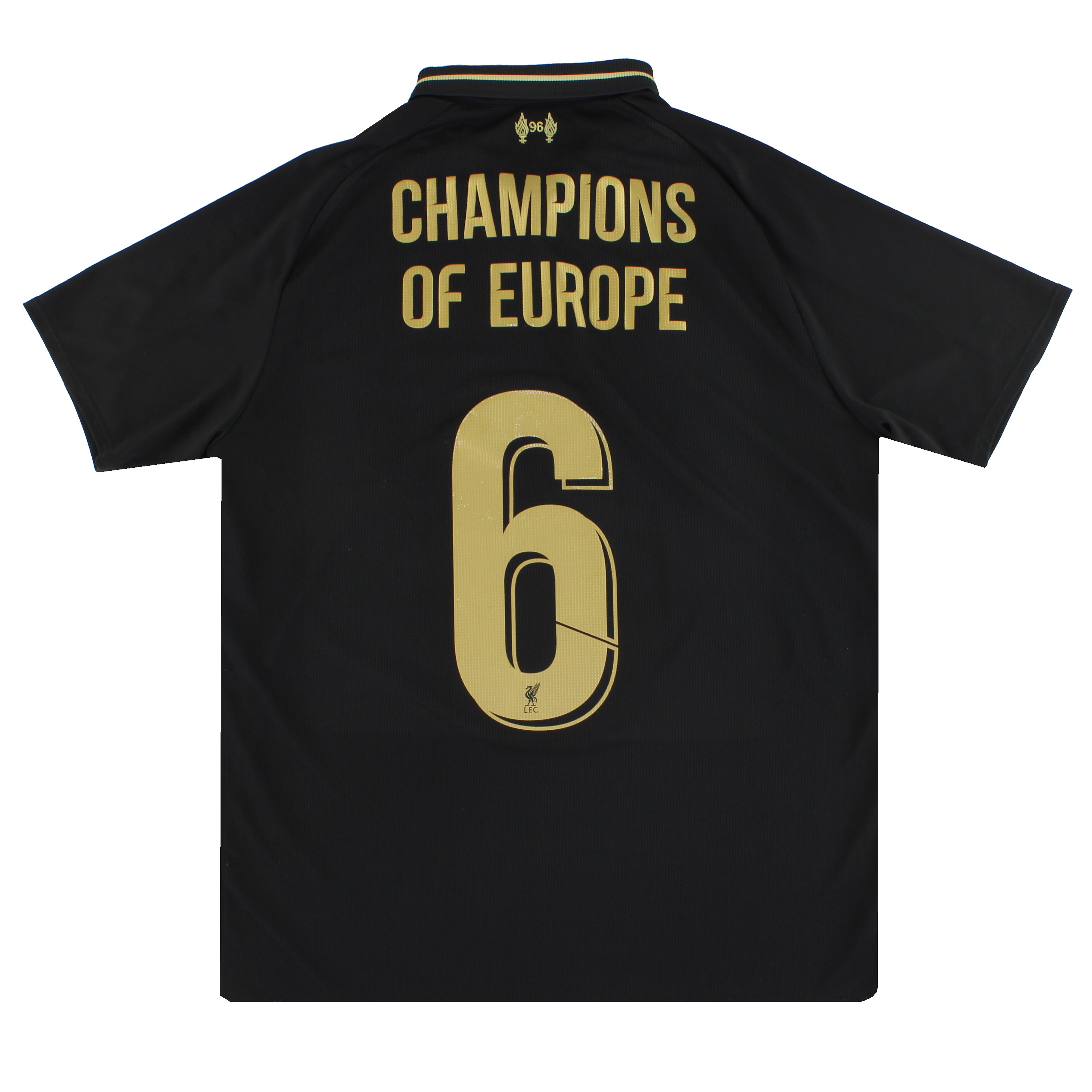2018-19 Liverpool New Balance 'Special Edition' Shirt Champions #6 L