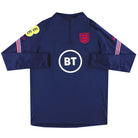 2020-21 England Nike Player Issue 1/4 Zip Top L Football Shirt