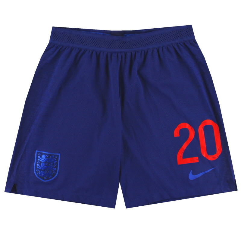 2018-20 England Nike Player Issue Home Shorts #20 *As New* M Football Shorts