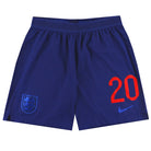 2018-20 England Nike Player Issue Home Shorts #20 *As New* M Football Shorts