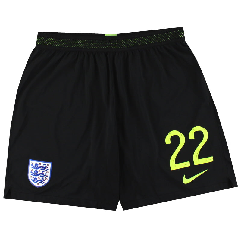 2018-20 England Nike Player Issue Goalkeeper Shorts #22 *As New* L Football Shirt